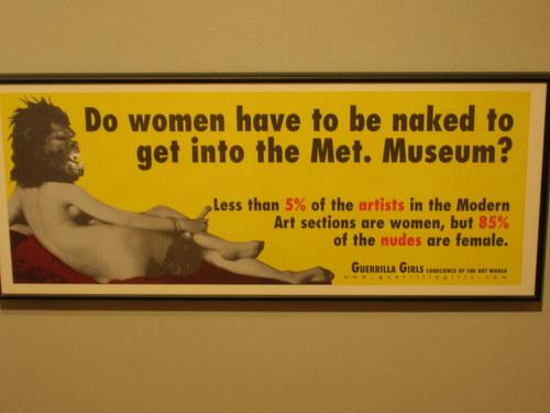 Do women have to be naked to get into the Met?