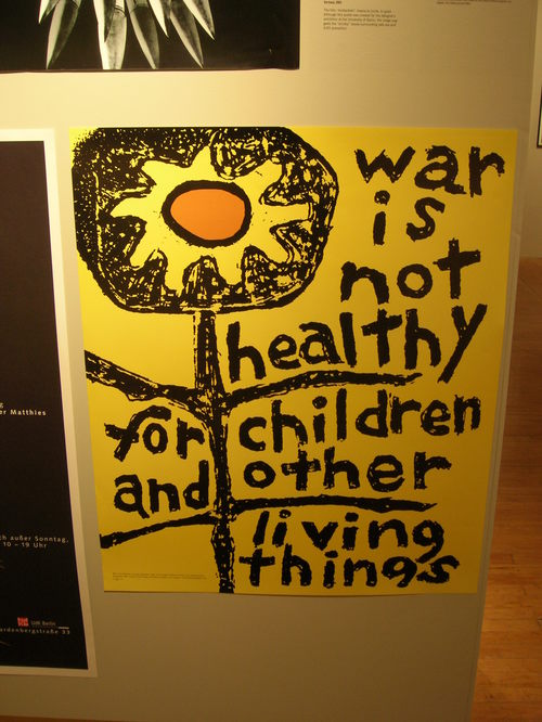 War is not healthy